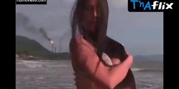 Poonam Pandey Butt,  Breasts Scene  in Troublemaker On The Beach