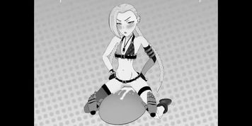 Jinx has fun with dicks (By Skuddbutt with sound by Mikaelya)