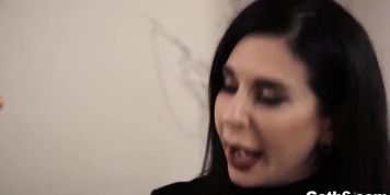 Get ready for an epic threesome fuck fest with hot babe Adria Rae and Joanna Angel as they shared with a huge dick and got pound (Aspen Reign, Krystal Boyd)
