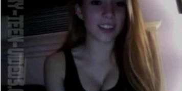 Who's she? (2) Gorgeous teen on skype...