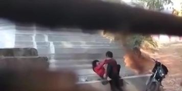 A Myanmar Couple Fucking At A Pagoda