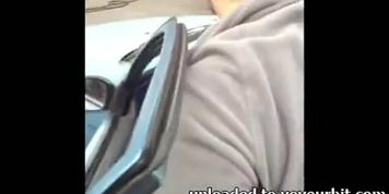 Hot Ass vacumming the car