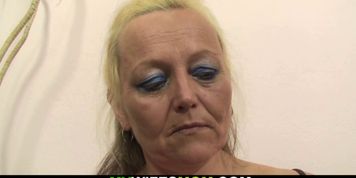 busty blonde milf inlaw photosession and rough fuck