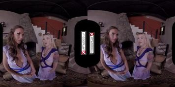 VR Cosplay X Consummate The Deal With Khaleesi And Margaery VR Porn (Misha Cross, Tina Kay)