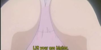 Japanese anime schoolgirl gets squeezed her tits by pervert