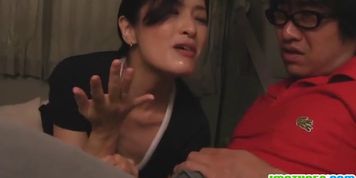 JAPANESE MATURES - Deep oral by a sleazy milf