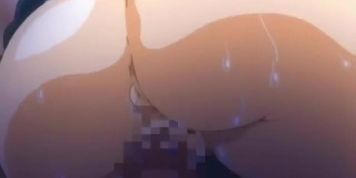 Lascive anime girl with big tits.