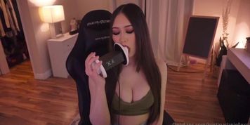 suck dick and eye contact ASMR