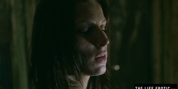 Close Ups of a Girl Peeing on the Floor and Masturbating Hard (Nipple Play)
