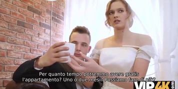 VIP4K. A rich man pays well to fuck a hot young girl on her wedding day