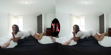 Vrlatina - Big Tits Dark Latina Ultra Rough Fuck - Vr