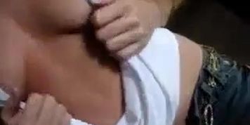 megan qt - teasing boobs