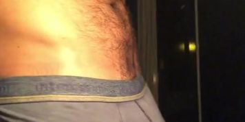 Hairy man in Underwear