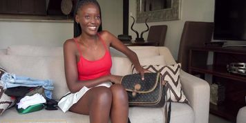 African Casting   Slim Tall Black Beauty Rammed Hard By Big Cock Agent