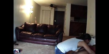 SCANDALOUSGFS - Big Tits Girlfriend fucked in a cozy room with a black guy