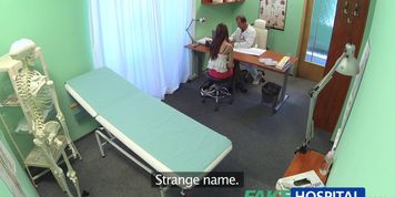FAKE HOSPITAL - Doctor cures sexy patient with a heavy dose of sex