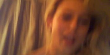 Hot babe masturbates with a dildo - video 1