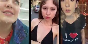 cum face walk