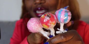 Lollipop asmr deviation destructo technique (Knocked Up Nikki)
