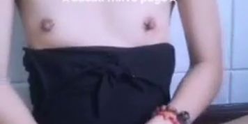 Small Boobs Glasses Thai Girl Live Show