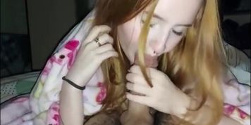Russian Stepsis Can Sleep Until She Sucks Cock