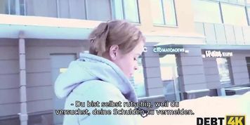 Debt4k. Hottie Calibri Angel blows Agent in his car and lets him anal inside