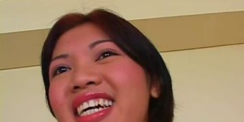 Filipino girl Miles gets ripped from a big black cock