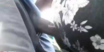 Cock Groping Big Black Booty