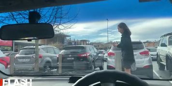 Parking Lot Car Flash