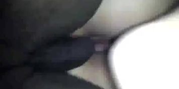 filming wife with her bbc cuckold creampie orgasm