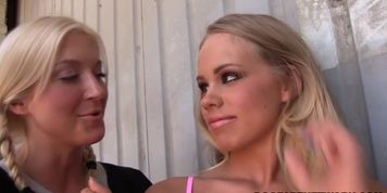 DOGFARTNETWORK - Britney Young enjoys her first interracial gangbang (Leya Falcon)