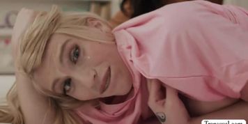 Horny TS toyed and analed by roommate