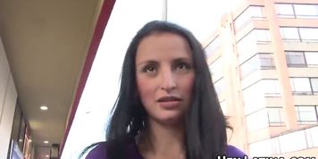 Shy latina amateur fucked