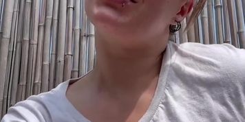White T shirt weather SFW vertical behind the scenes selfie clip (Blackxrose92, Stacy Keibler)