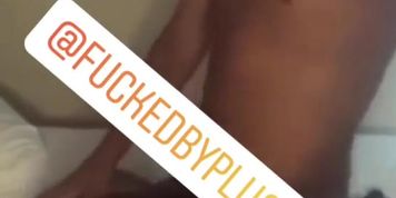 Ebony with fat ass takes bbc