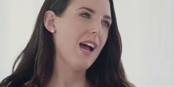 VIXEN - Hot Busty Boss Sucks and Fucks Employees Cock