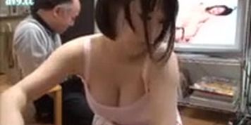 Housekeeper Japanese fucked by old man
