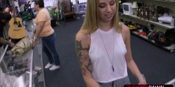 Attractive blonde woman gets hammered - video 1