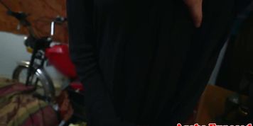 Hijab arab cocksucking before getting fucked