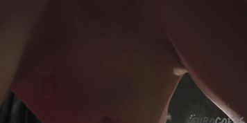 really petite blonde behind the scenes fucking and sucking