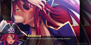 Pirate Booty and the Bukkake Buccaneer Rebecca scene 2 blowjob