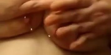 Wet and Sloppy white boobs