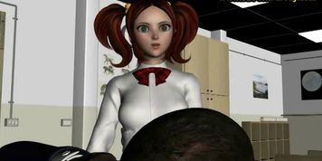 3D hentai girl fucks her teacher