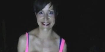 Dirty British Slut Enjoying Multiple Cocks whilst Dogging