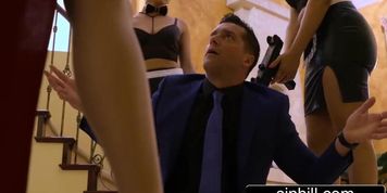 Two Hot Latinas Take Mayor And Share His Dick - Vicki Chase, Mercedes Carrera (Demi Scott, Vanessa Chase)