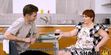 SHAME4K. Naughty guys plan is to lure curvy cougar into a hot affair