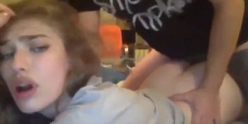 Amazing Stepsis Pleasing her Stepbrother last Time before going to Prison