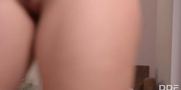 Dominno - Curvy Czech Cooze Dominno Gets Railed By Her Ebony Boyfriend