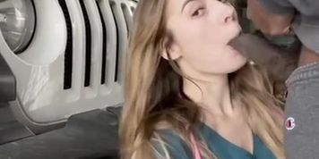 Nurse Picked Up And Fucked By BBC In The Parking Lot