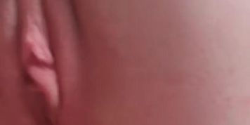Quick anal fuck from my man ending with a cumshot on my boobs
